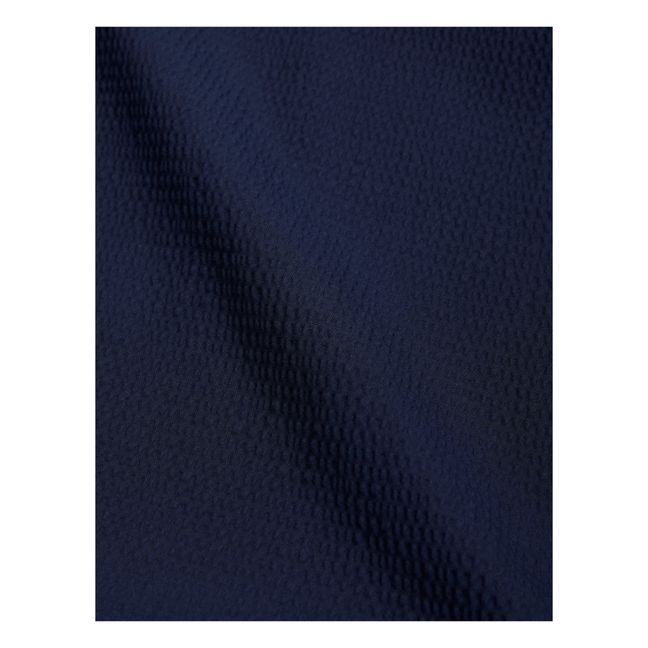 Chemise Coton Bio Tissé Pélican | Bleu marine