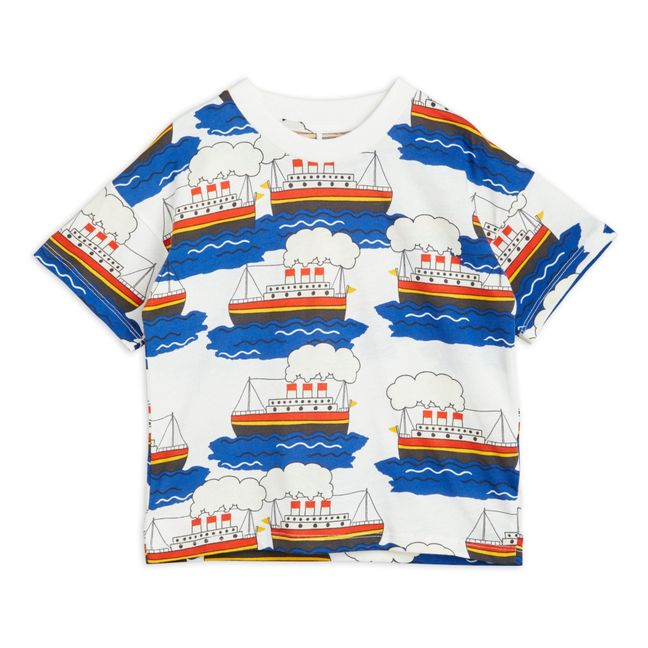 T-Shirt, in cotone bio, modello: Ferry | Bianco