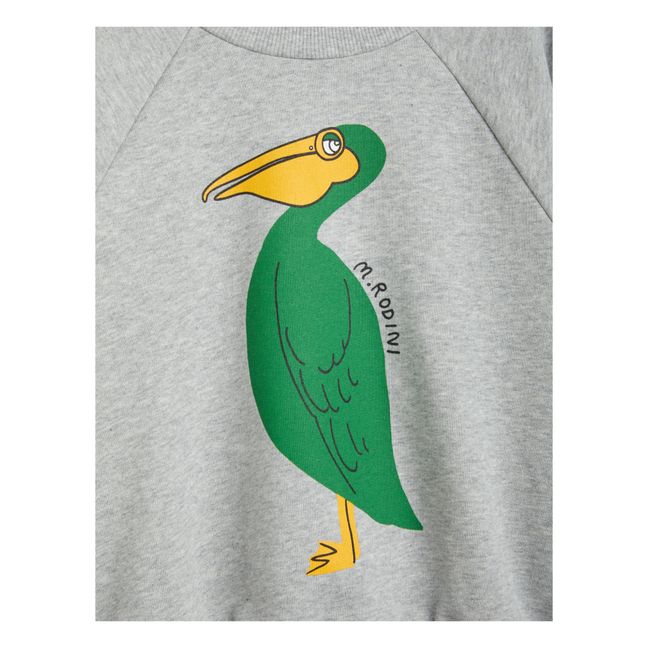 Pelican Organic Cotton Sweatshirt | Grau Meliert