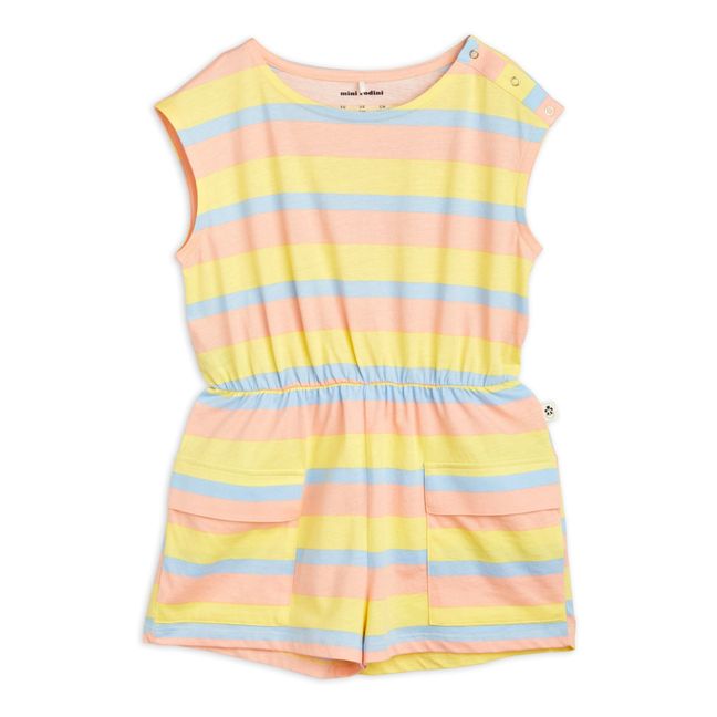 Combishort Coton Bio Pastel | Jaune pâle