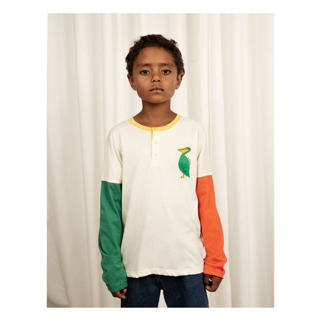 Pelican Organic Cotton Long-sleeved T-shirt | Ecru