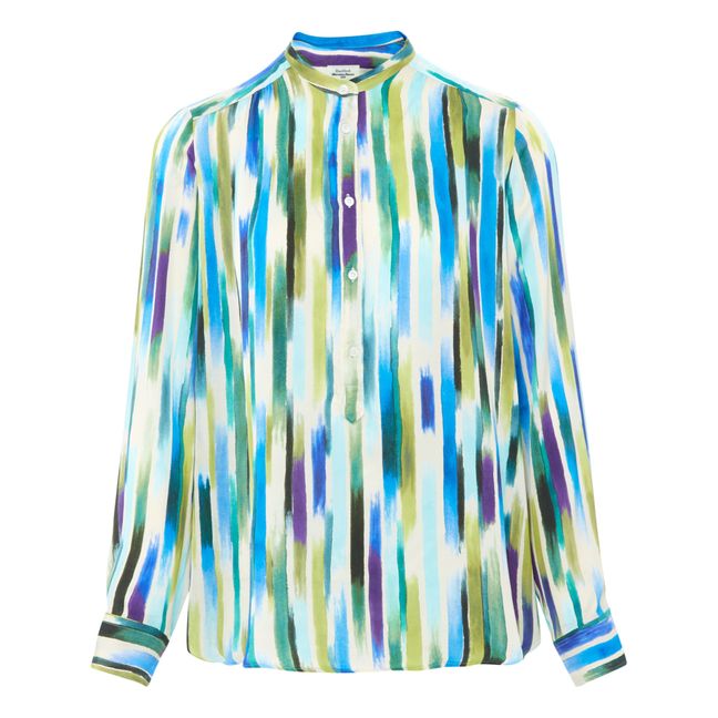 Blouse Codex Imprimée | Bleu
