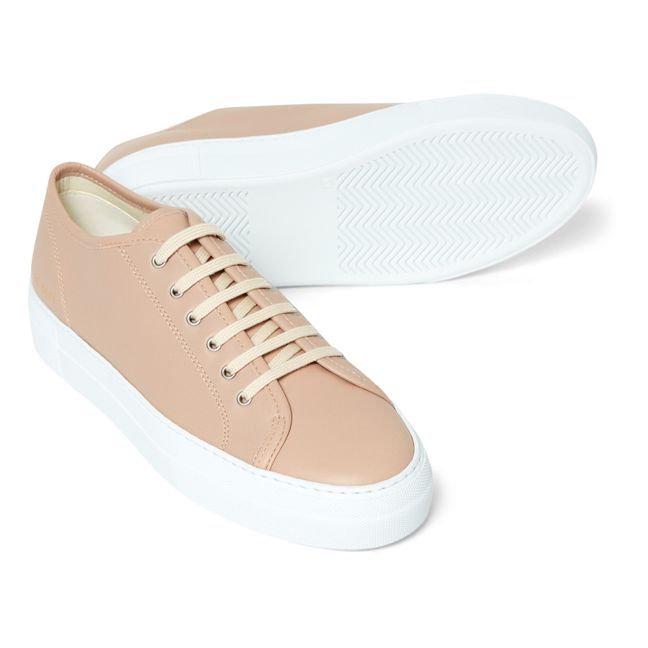 Tournament Low Classic Leather Sneakers | Nude