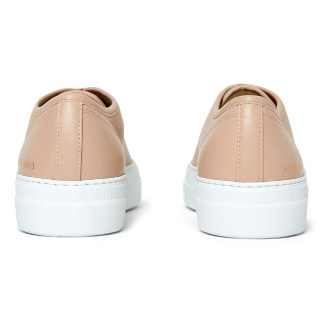 Tournament Low Classic Leather Sneakers | Nude