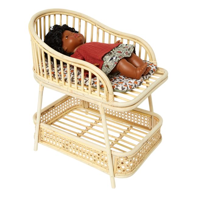 Rattan Changing Table for Orange Blossom Doll