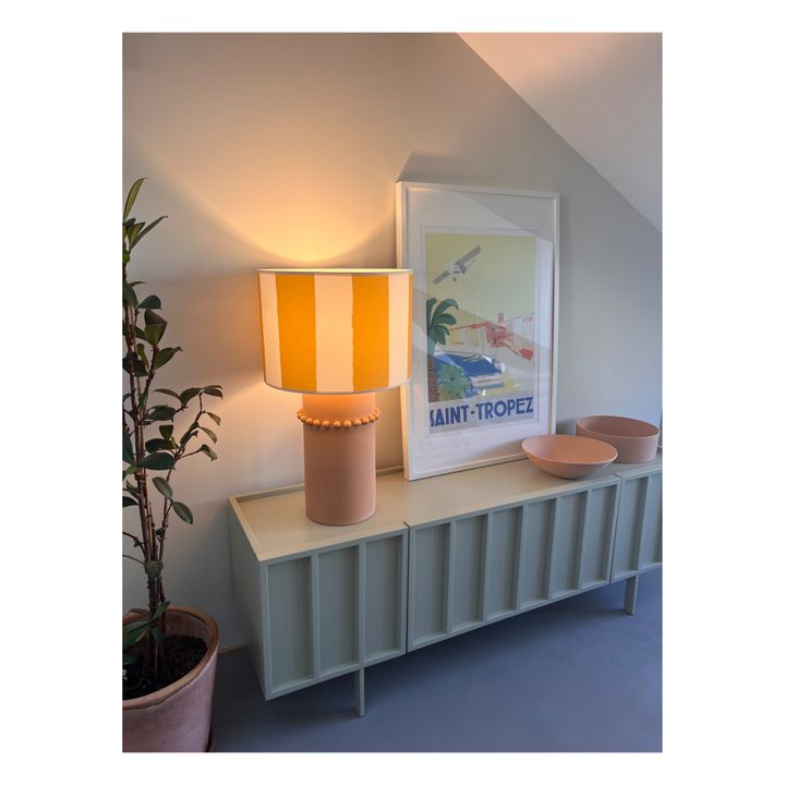 Lámpara de mesa Giselda de terracota | Ocre- Imagen del producto n°1