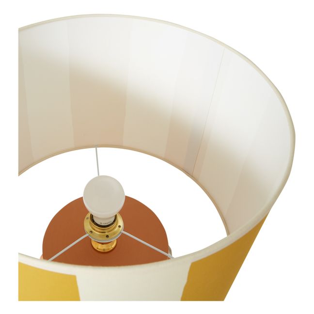Giselda table lamp in terracotta | Ocra
