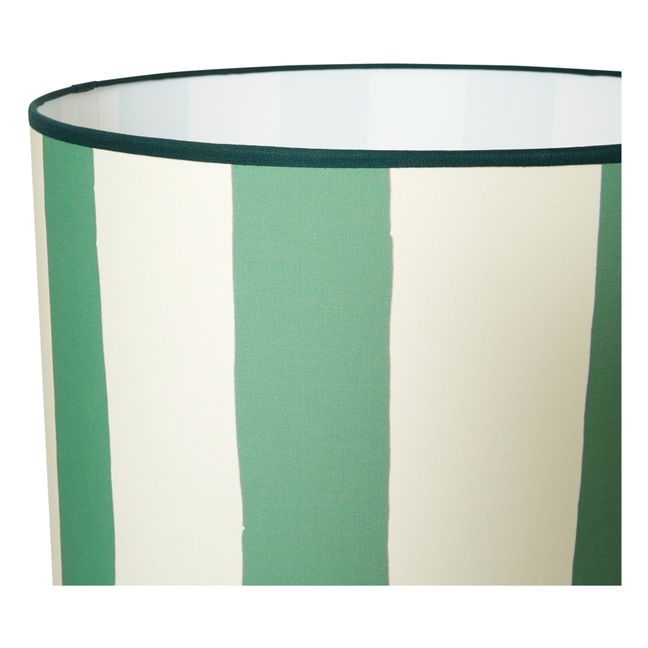 Lámpara de mesa Giselda de terracota | Verde