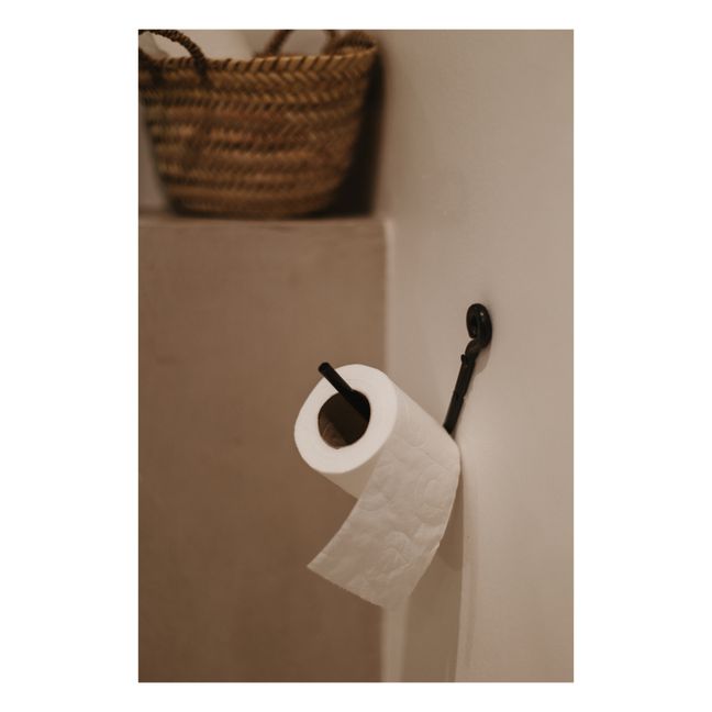 COCON Porte-rouleau pour papier toilette Noir