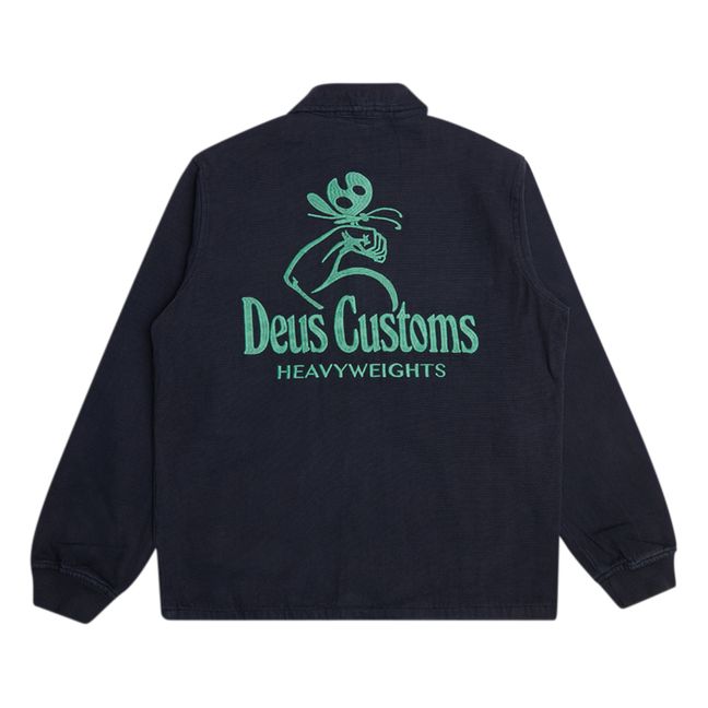 Heavyweight Canvas Coach Jacket | Gris Antracita