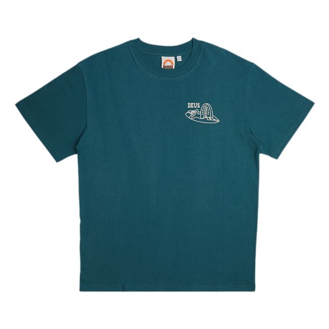 Layback T-shirt | Jadegrün