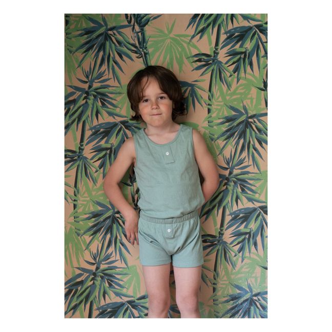 Boxer Coton Bio Nino | Bleu Clair