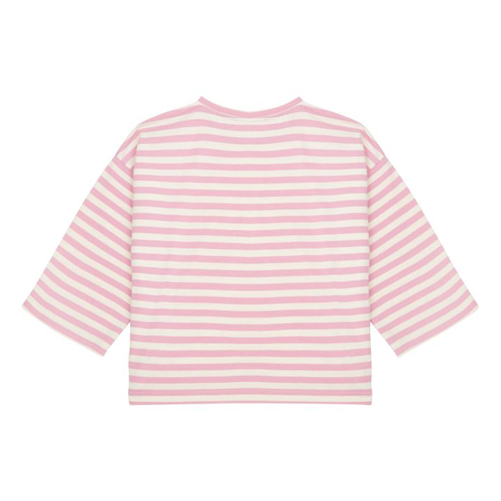 T-Shirt a righe | Rosa- Immagine del prodotto n°2