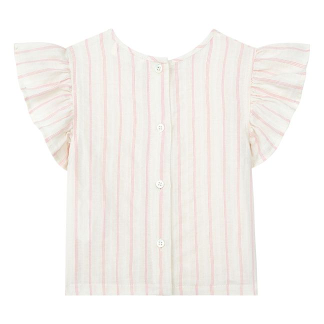 Striped Blouse | Pink