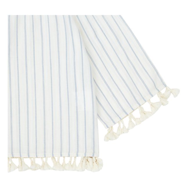 Gestreifte Bluse | Blau