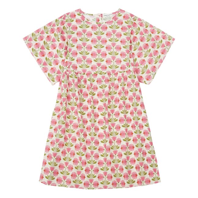 Vestido Flores | Rosa