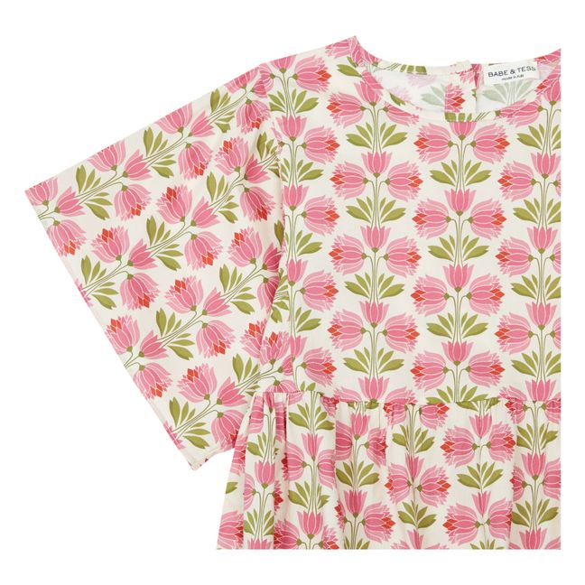 Flower Print Dress | Pink