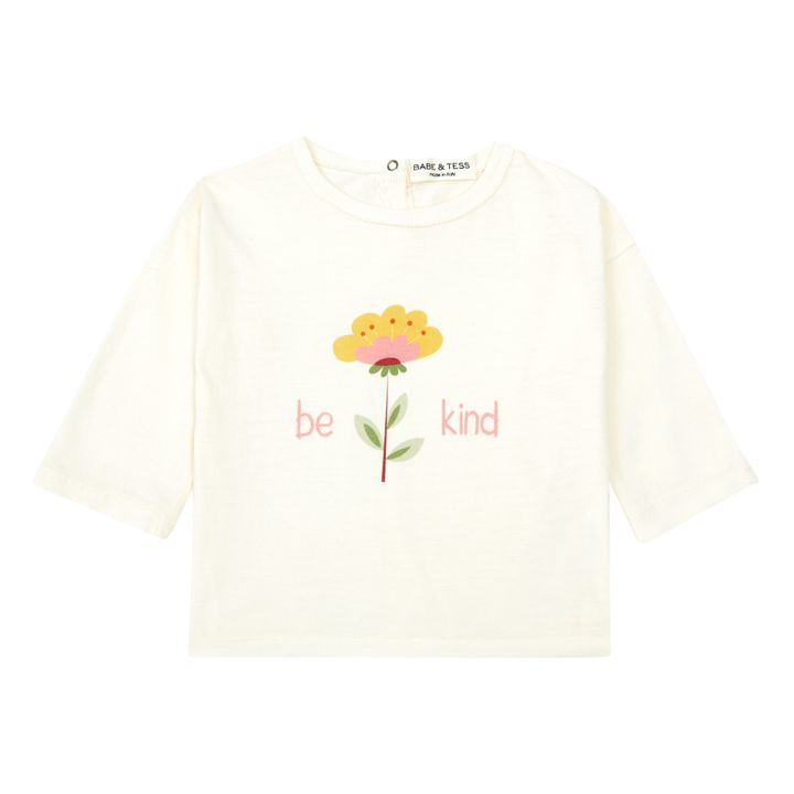 T-Shirt, modello: Be Kind | Ecru- Immagine del prodotto n°0