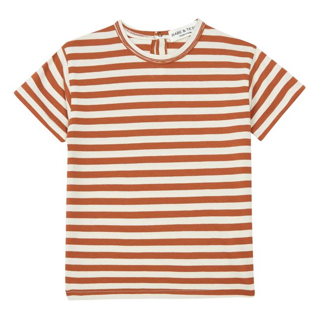 Striped T-Shirt | Rust