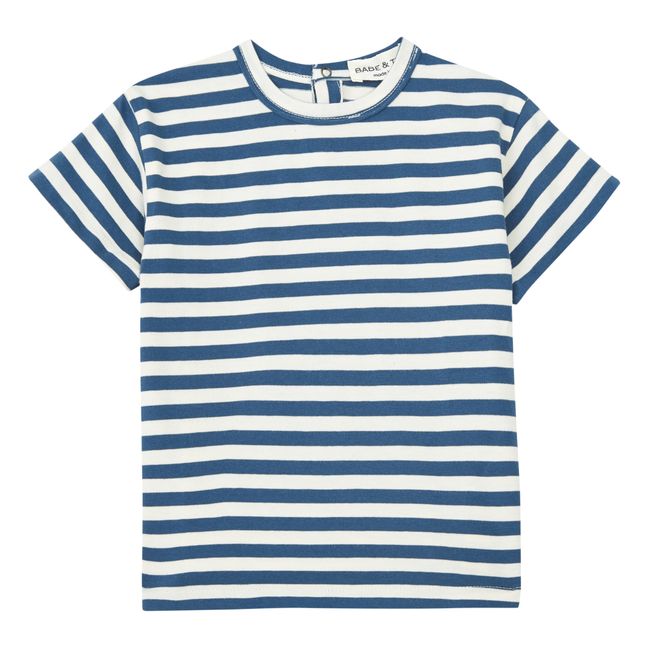 T-Shirt Rayures | Bleu marine