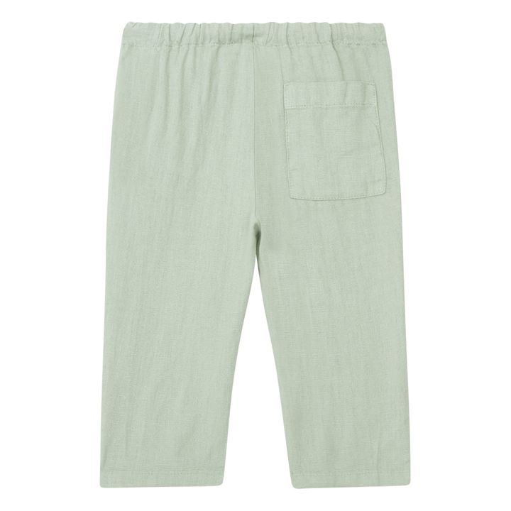 Pantalones de lino | Salvia- Imagen del producto n°1