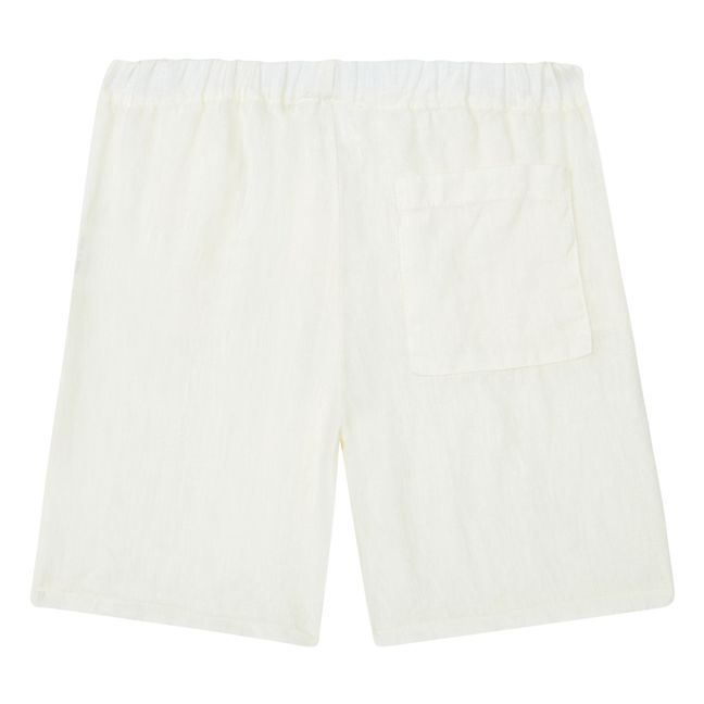 Linen Shorts | Ecru