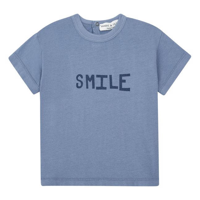 T-Shirt Smile | Bleu
