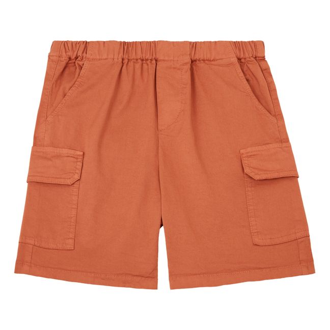 Shorts mit Taschen | Rostfarben