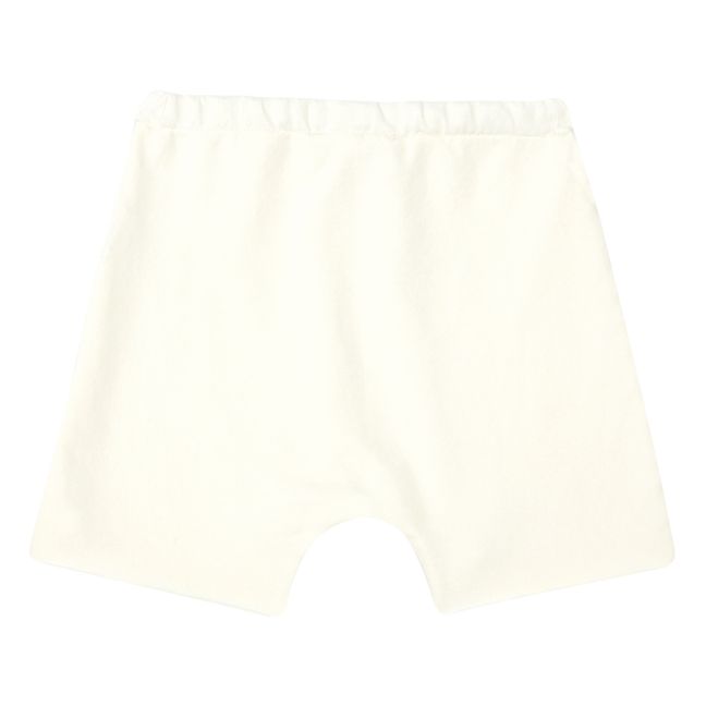 Shorts de muletón para bebé | Crudo
