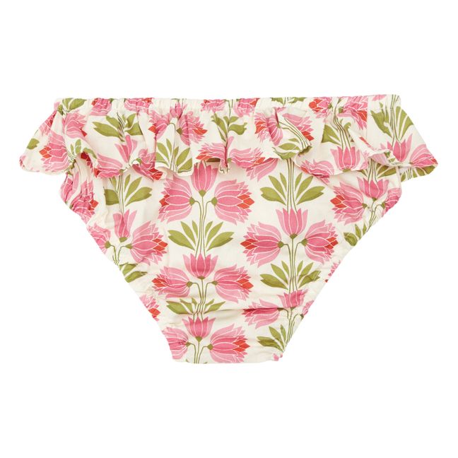 Culotte da bagno, motivo floreale | Rosa