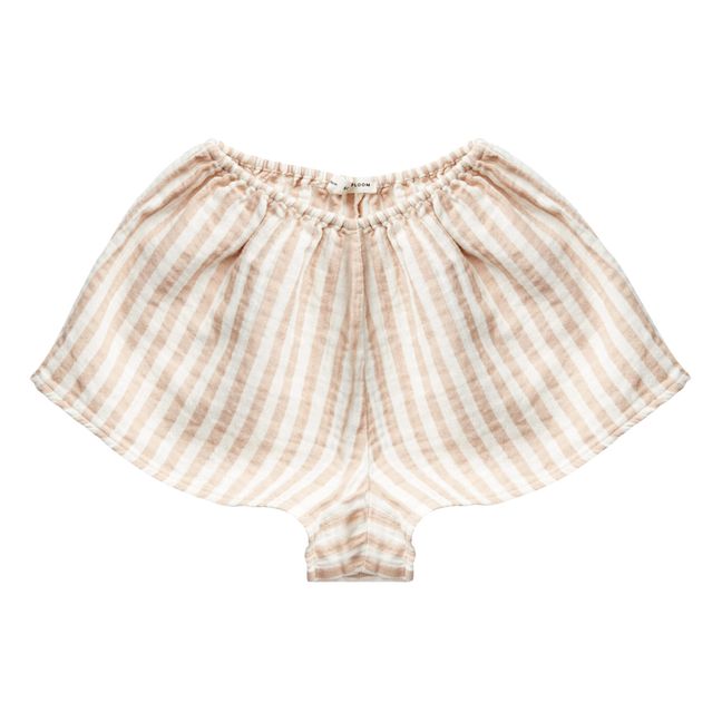 Flora Organic Cotton Gauze Striped Shorts | Crudo