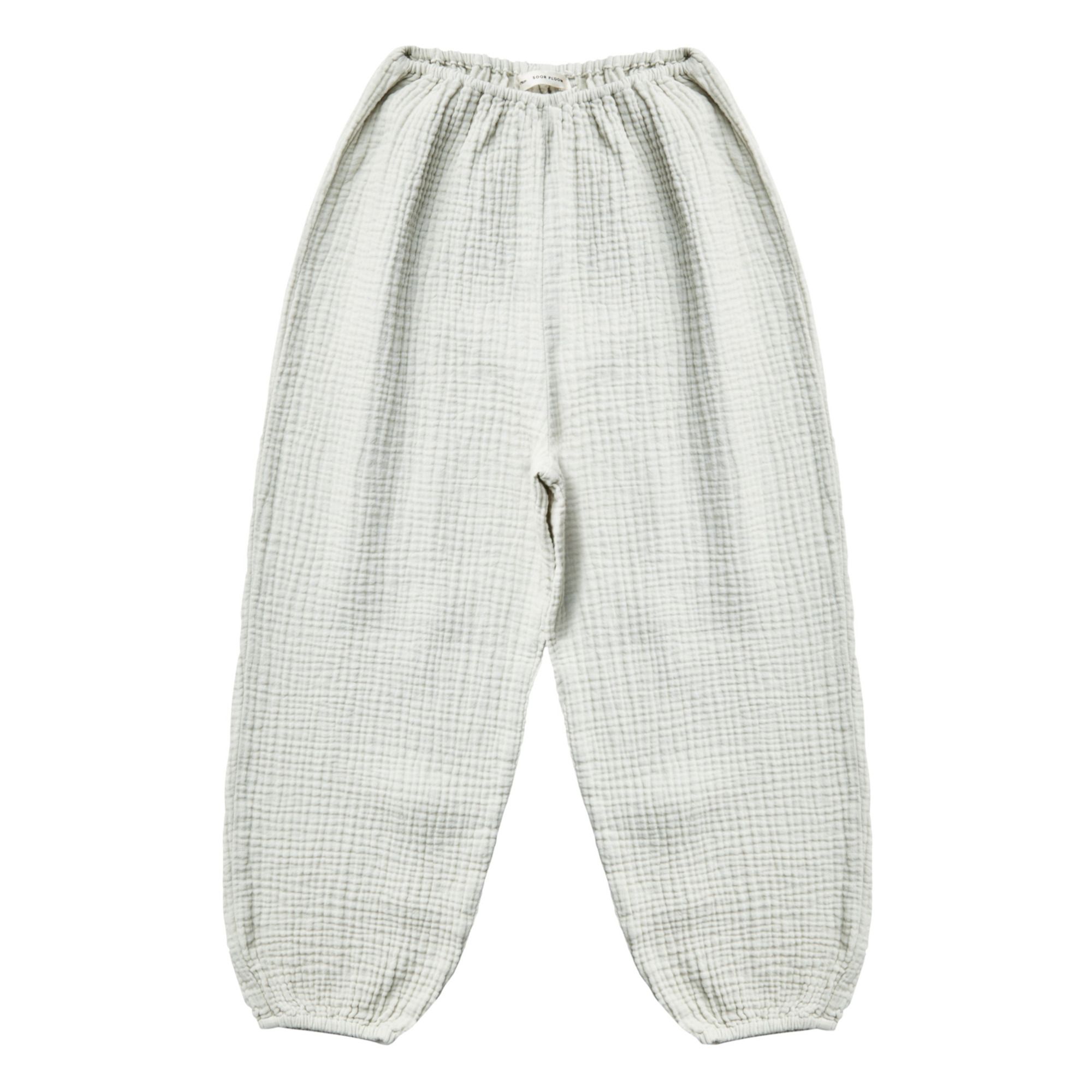 Soor Ploom - Willa Organic Cotton Gauze Pants - Grey blue | Smallable