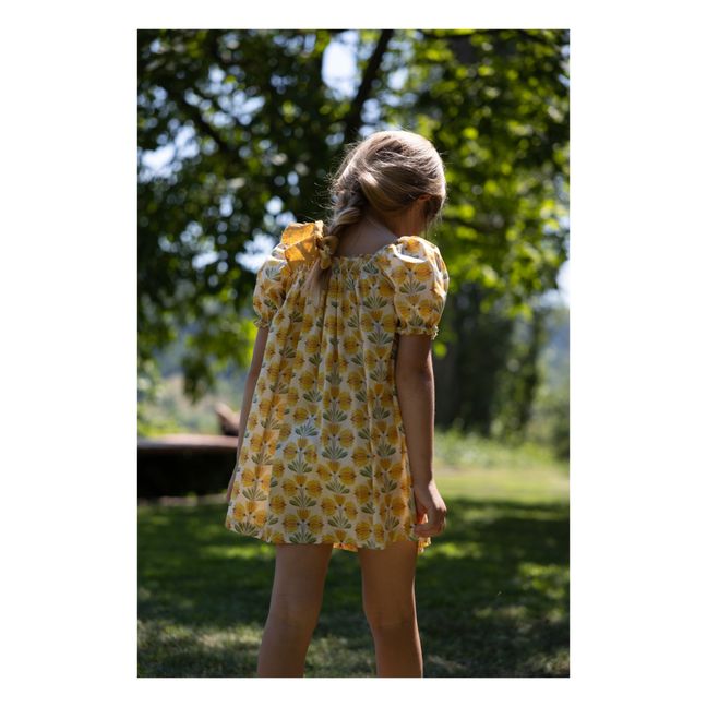 Vestido flores | Amarillo