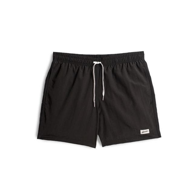 Plain Recycled Swim Shorts | Black