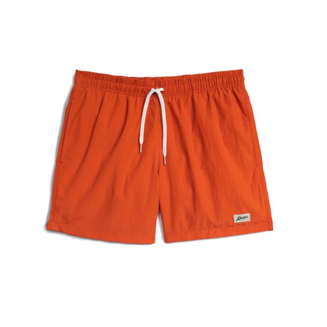 Badeshorts Unifarben Recycelt | Orange