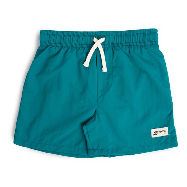 Pantaloncini del costume da bagno, in tessuto riciclato | Blu marino