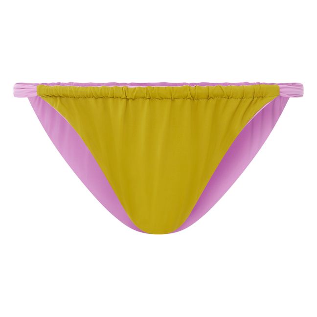 Braga de bikini reversible con volantes | Lila