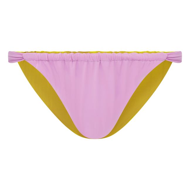 Braga de bikini reversible con volantes | Lila