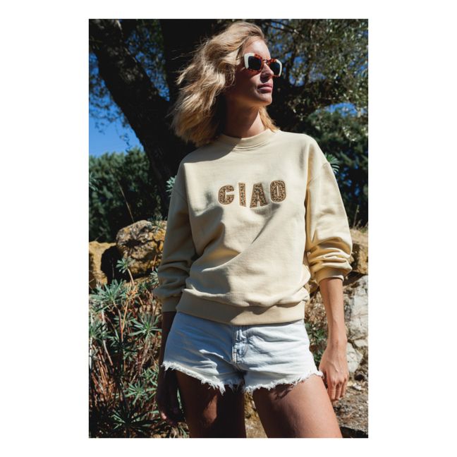 Marine Organic Cotton Sweatshirt - Women’s Collection  | Crema