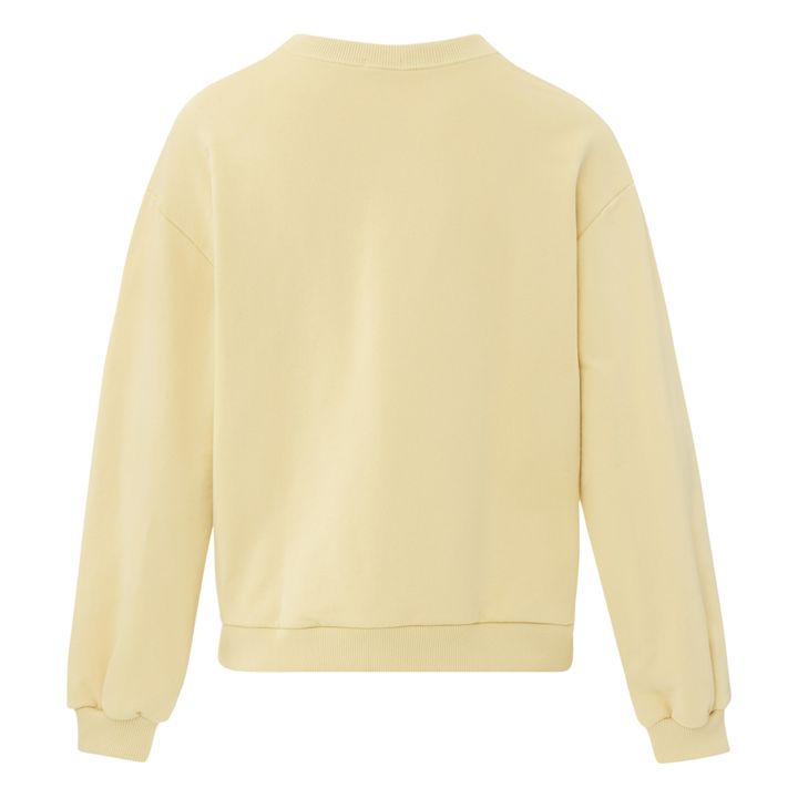 Marine Organic Cotton Sweatshirt - Women’s Collection  | Crema- Imagen del producto n°3
