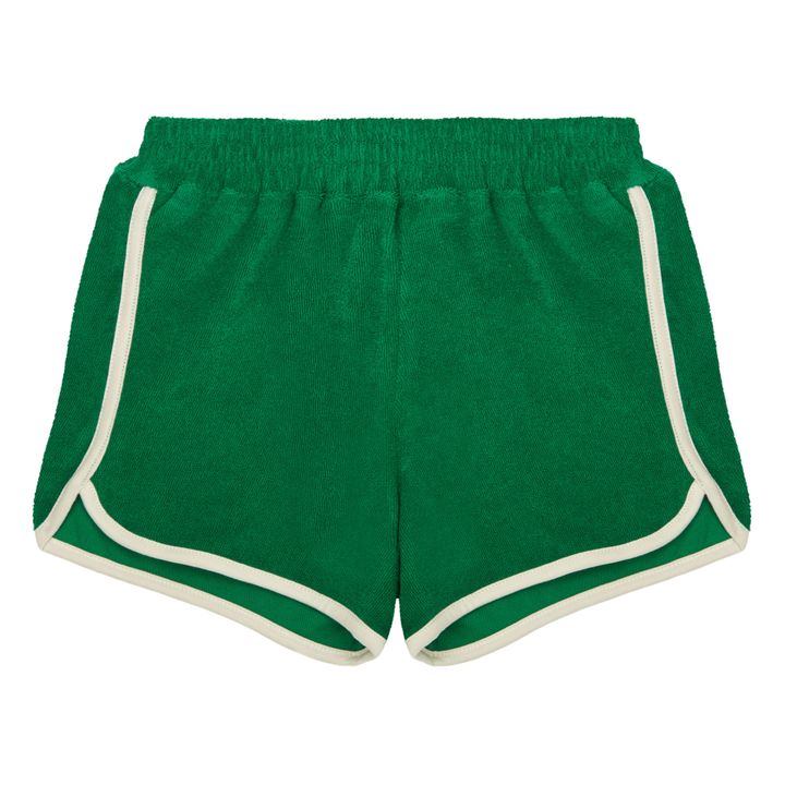 Fauve Terry Cloth Shorts | Green- Product image n°0