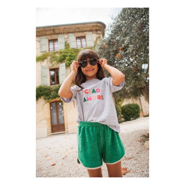 Short Eponge Fauve | Vert