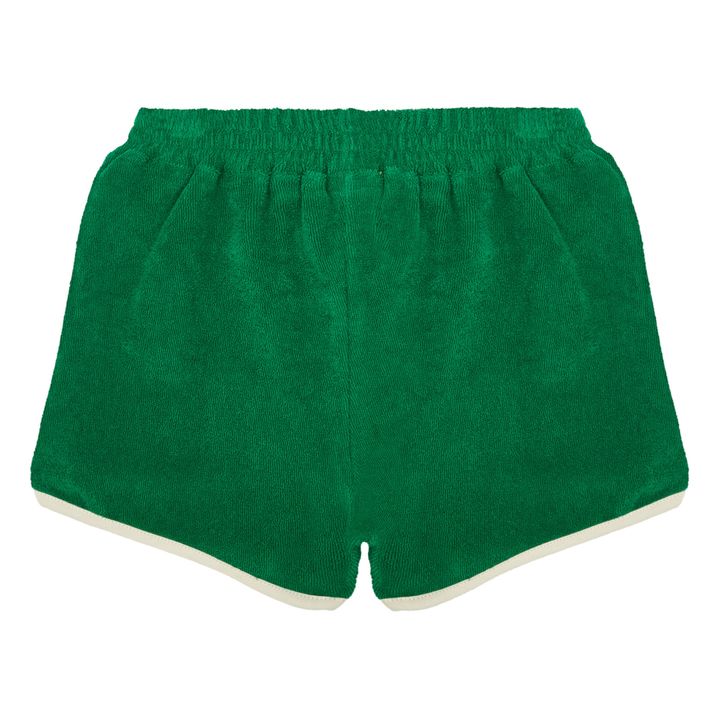 Fauve Terry Cloth Shorts | Green- Product image n°2