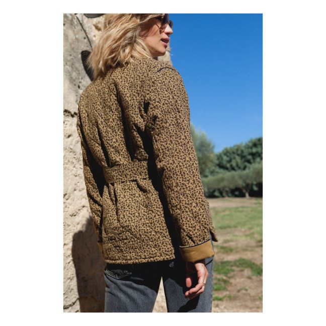 Sakura Quilted Cotton Gauze Jacket - Women's Collection | Caramelo