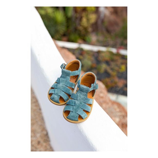 Poppy Daddy Sandals | Azul Gris