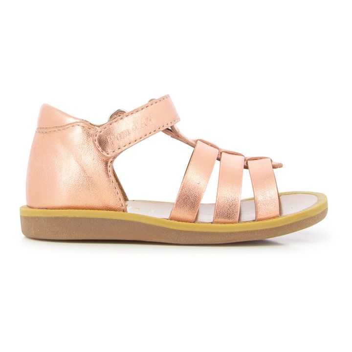 Poppy Strap Sandals | Oro rosado- Imagen del producto n°0
