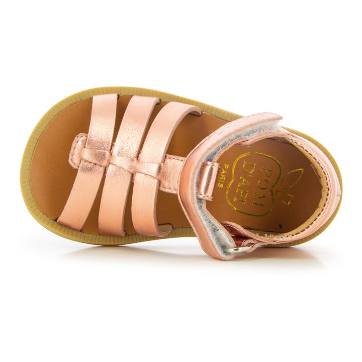 Poppy Strap Sandals | Oro rosado- Imagen del producto n°2