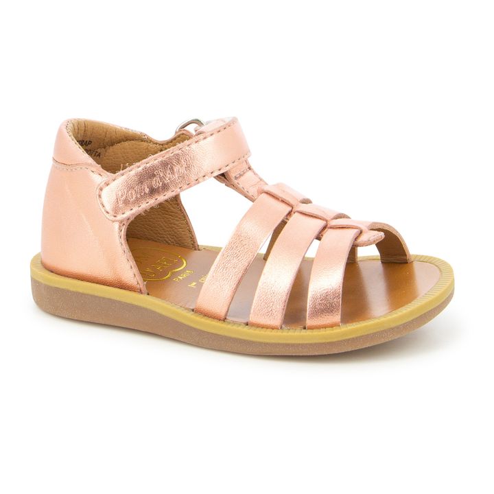 Poppy Strap Sandals | Oro rosado- Imagen del producto n°3