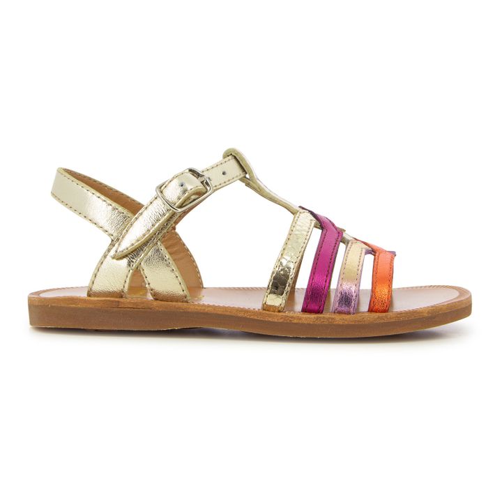 New Salome Plagette Sandals | Dorado- Imagen del producto n°0