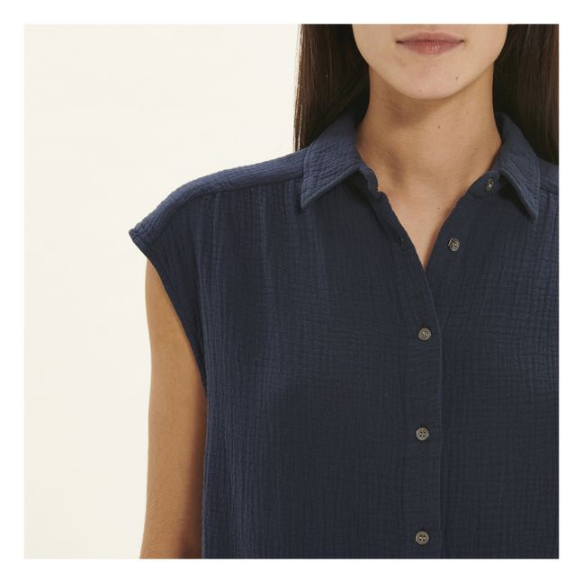 Cleo Shirt | Nachtblau